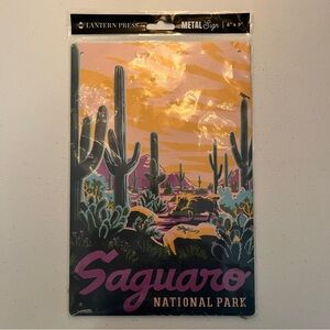 Saguaro Metal Sign